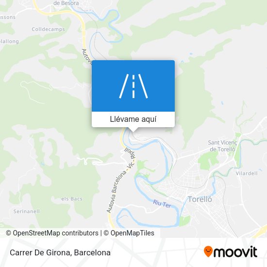 Mapa Carrer De Girona