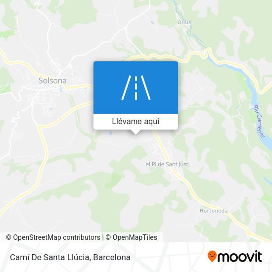 Mapa Camí De Santa Llúcia