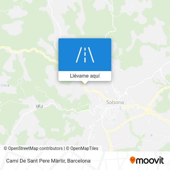 Mapa Camí De Sant Pere Màrtir