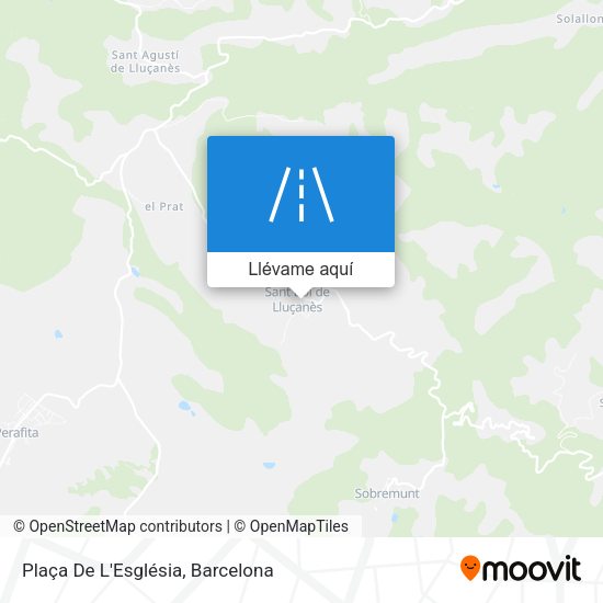 Mapa Plaça De L'Església