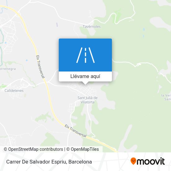 Mapa Carrer De Salvador Espriu