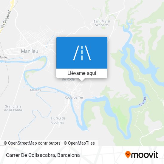 Mapa Carrer De Collsacabra