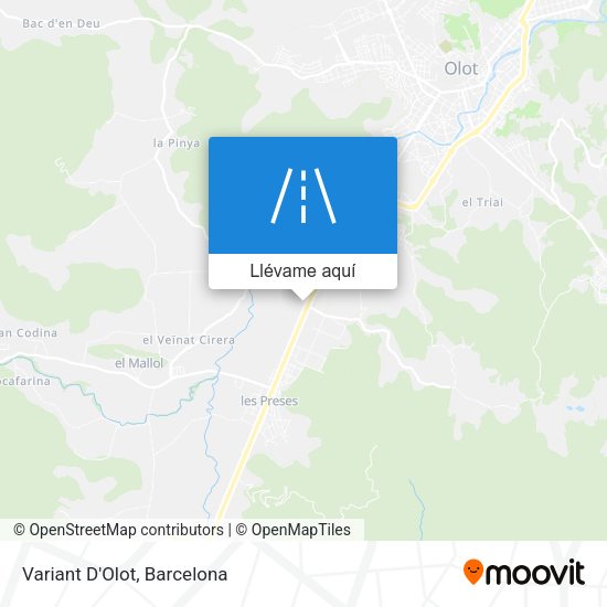 Mapa Variant D'Olot