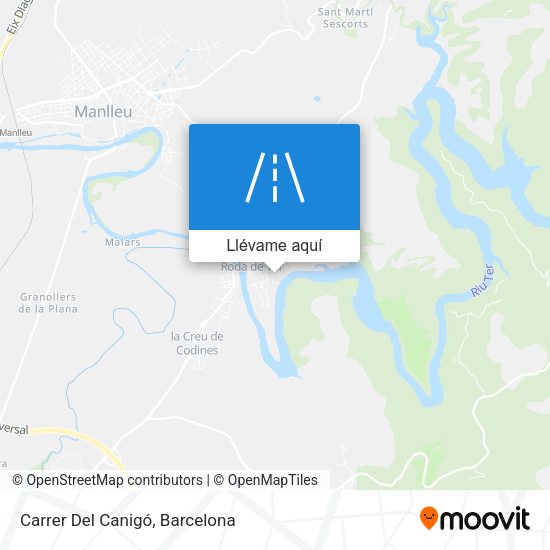 Mapa Carrer Del Canigó