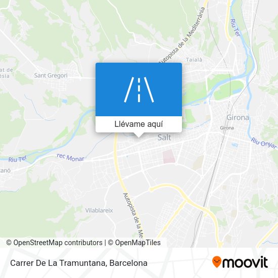 Mapa Carrer De La Tramuntana