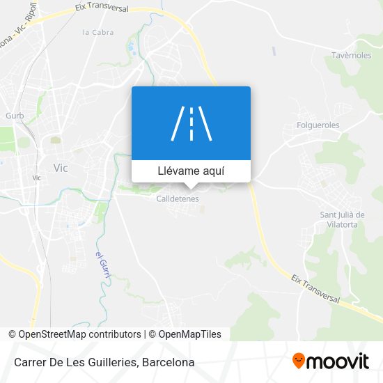 Mapa Carrer De Les Guilleries