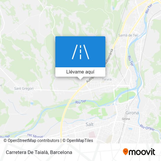 Mapa Carretera De Taialà