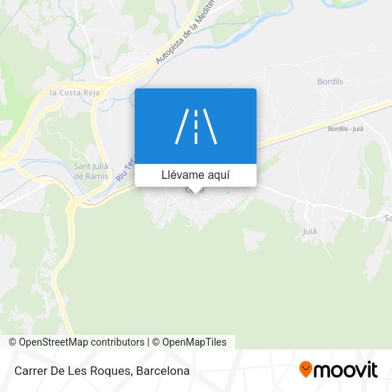 Mapa Carrer De Les Roques