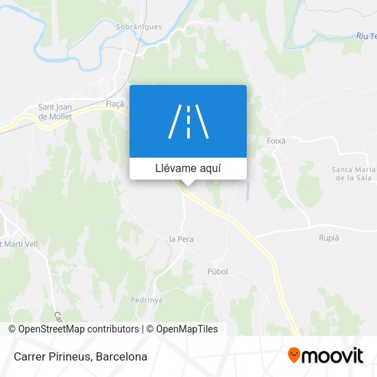 Mapa Carrer Pirineus