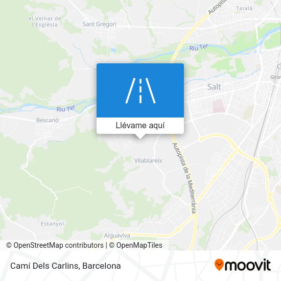 Mapa Camí Dels Carlins
