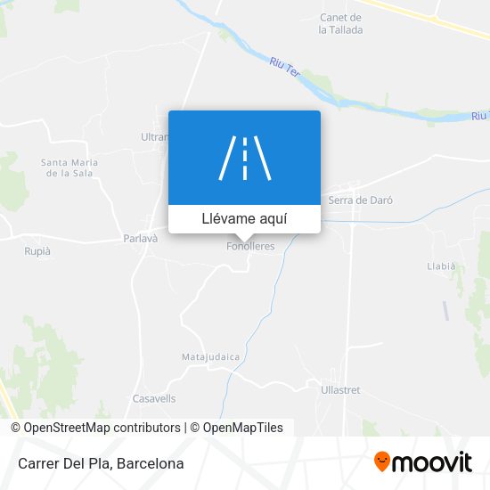 Mapa Carrer Del Pla