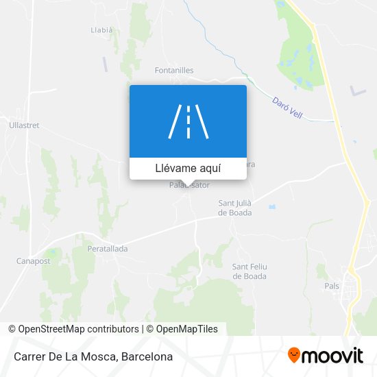 Mapa Carrer De La Mosca