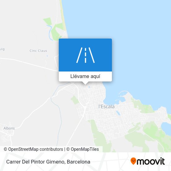 Mapa Carrer Del Pintor Gimeno