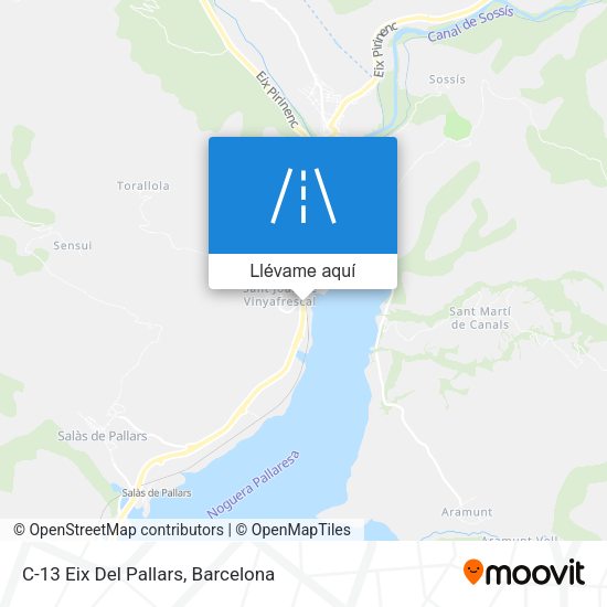 Mapa C-13 Eix Del Pallars