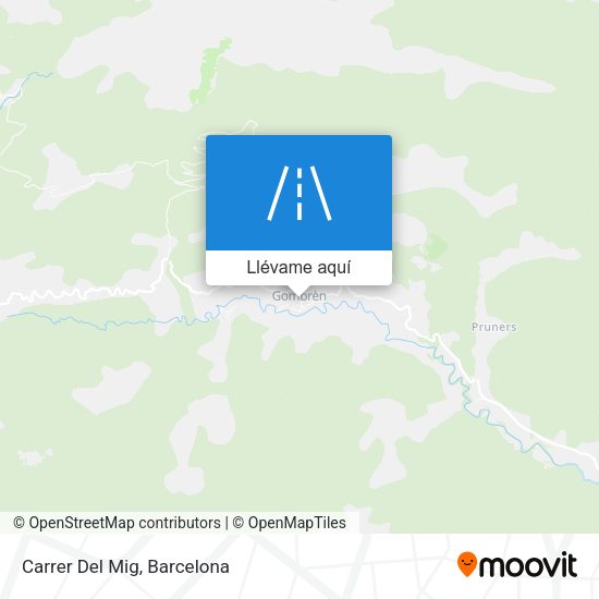 Mapa Carrer Del Mig