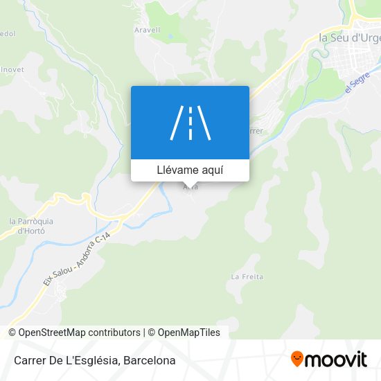 Mapa Carrer De L'Església