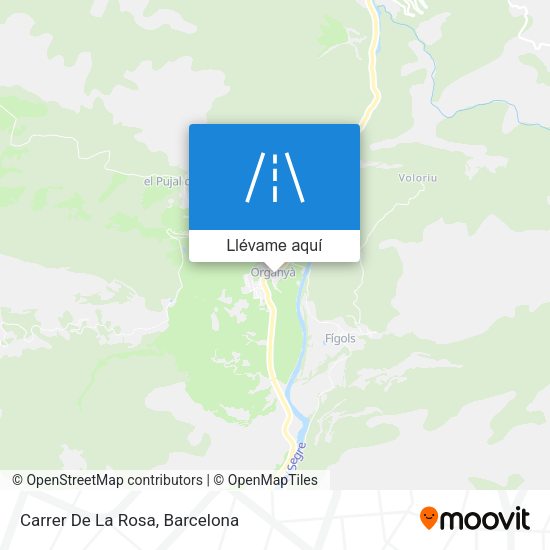 Mapa Carrer De La Rosa