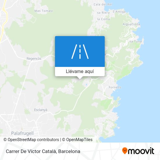 Mapa Carrer De Víctor Català