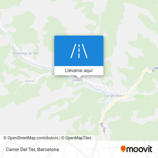 Mapa Carrer Del Ter