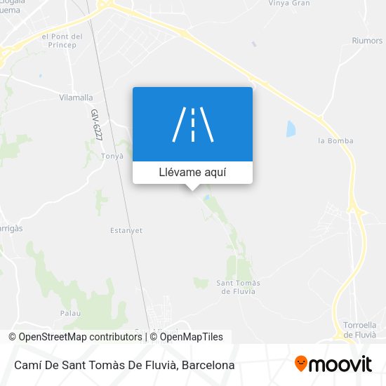 Mapa Camí De Sant Tomàs De Fluvià
