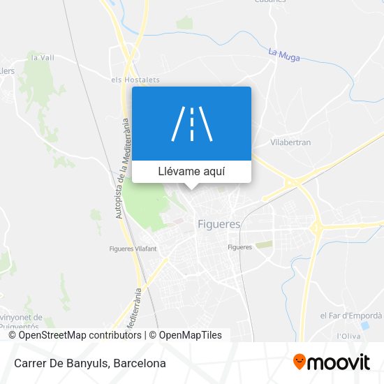 Mapa Carrer De Banyuls