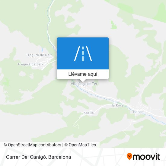 Mapa Carrer Del Canigó