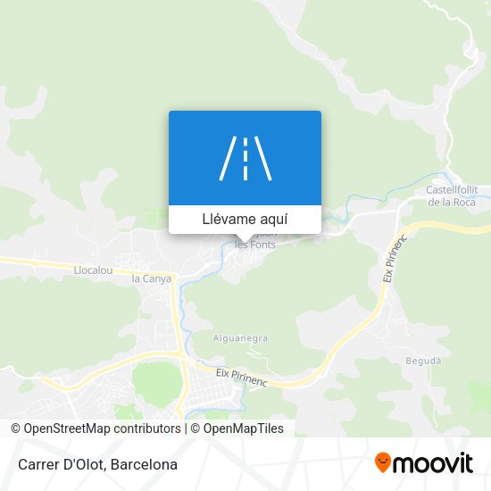 Mapa Carrer D'Olot