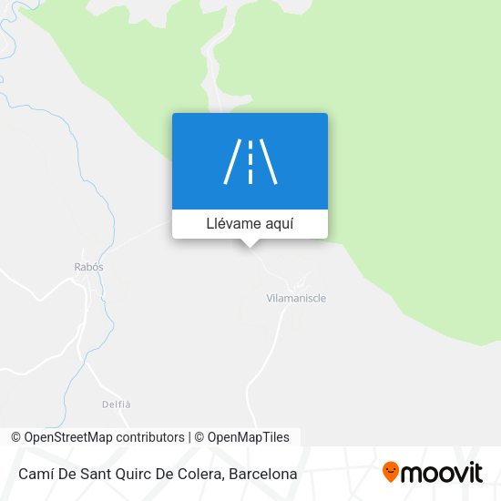 Mapa Camí De Sant Quirc De Colera