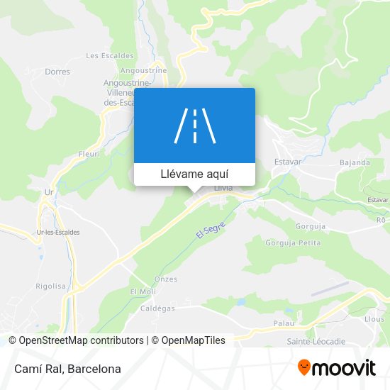 Mapa Camí Ral