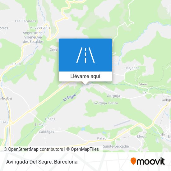 Mapa Avinguda Del Segre