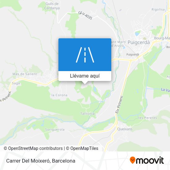 Mapa Carrer Del Moixeró