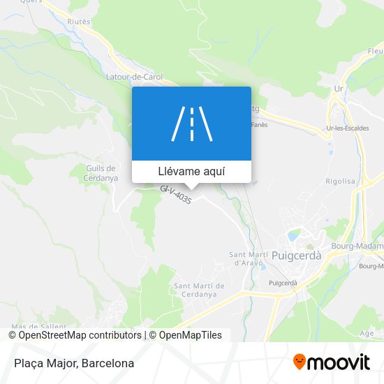 Mapa Plaça Major
