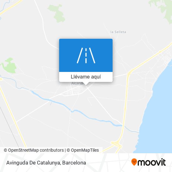 Mapa Avinguda De Catalunya