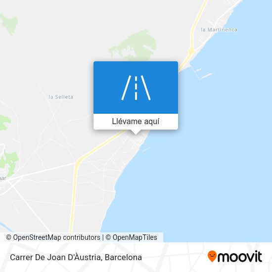 Mapa Carrer De Joan D'Àustria