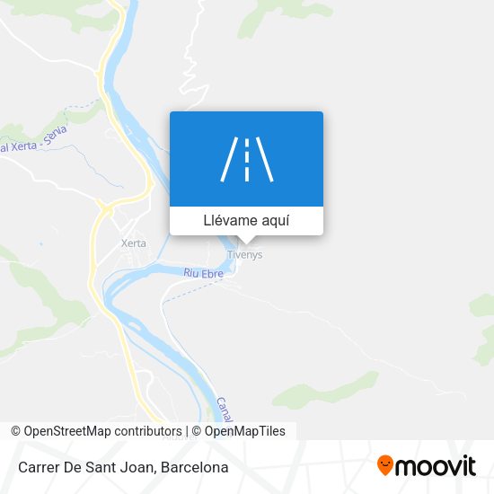 Mapa Carrer De Sant Joan