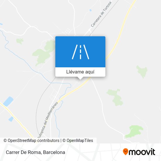 Mapa Carrer De Roma