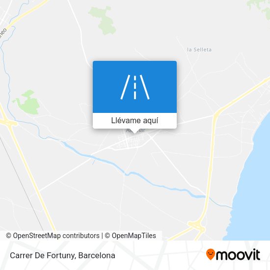 Mapa Carrer De Fortuny