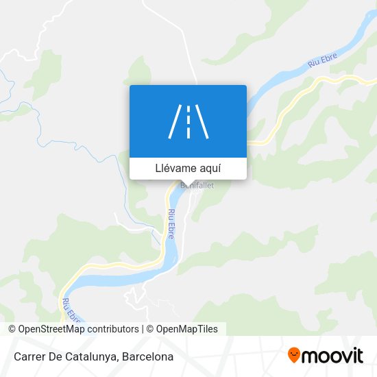 Mapa Carrer De Catalunya