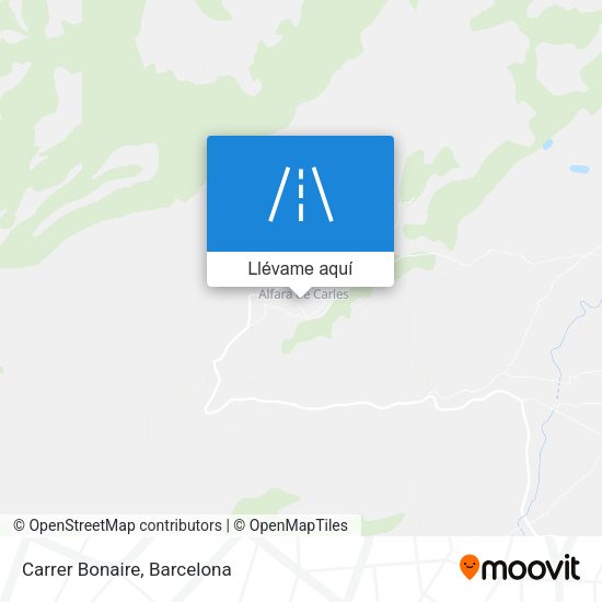 Mapa Carrer Bonaire