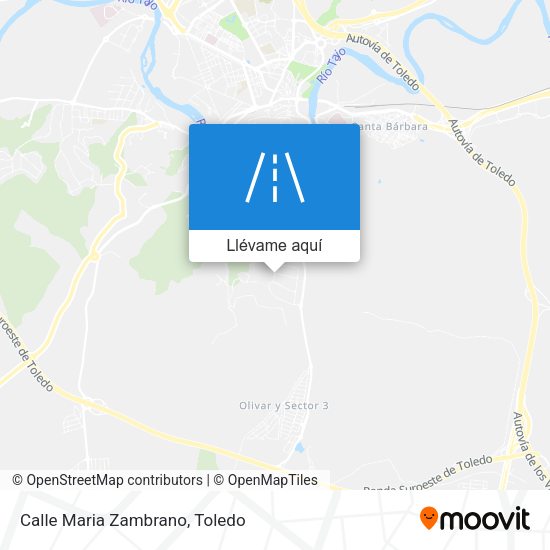 Mapa Calle Maria Zambrano