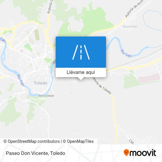 Mapa Paseo Don Vicente