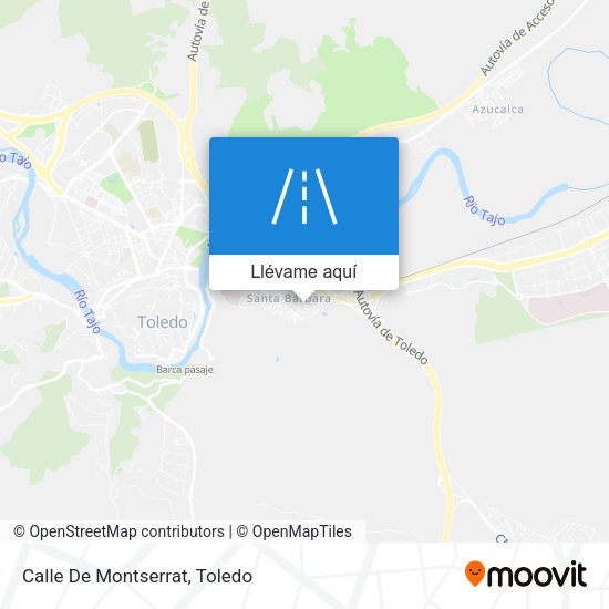 Mapa Calle De Montserrat