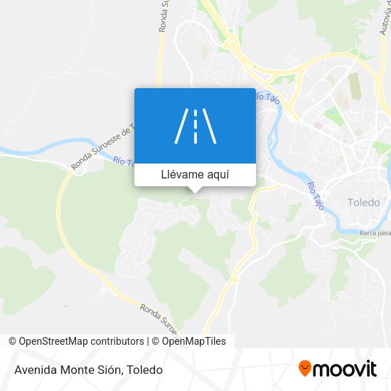 Mapa Avenida Monte Sión