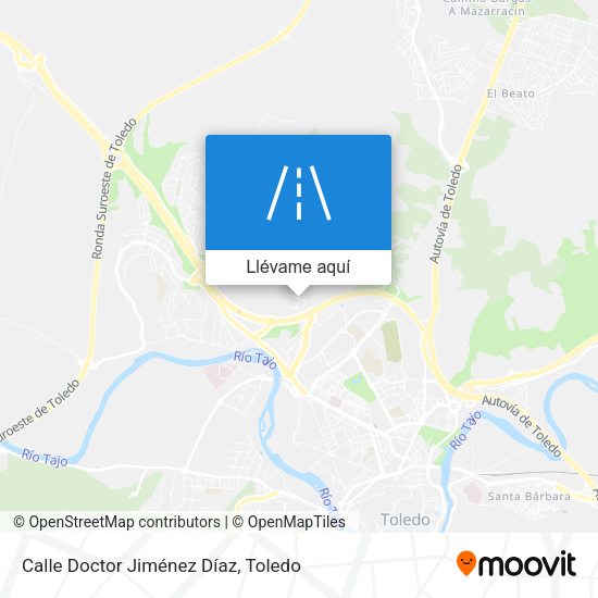 Mapa Calle Doctor Jiménez Díaz
