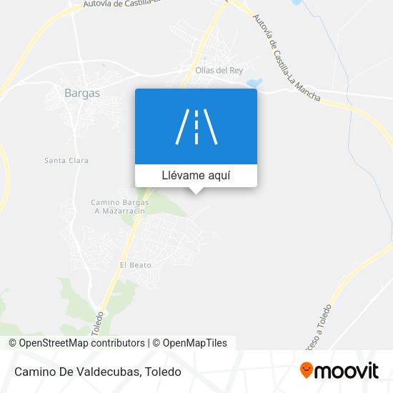 Mapa Camino De Valdecubas