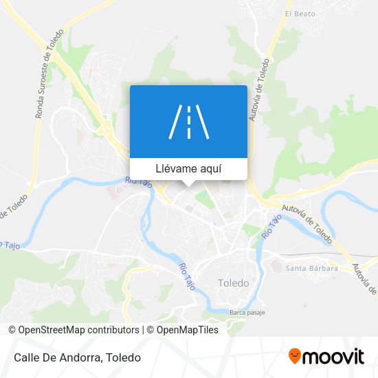 Mapa Calle De Andorra