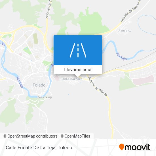 Mapa Calle Fuente De La Teja