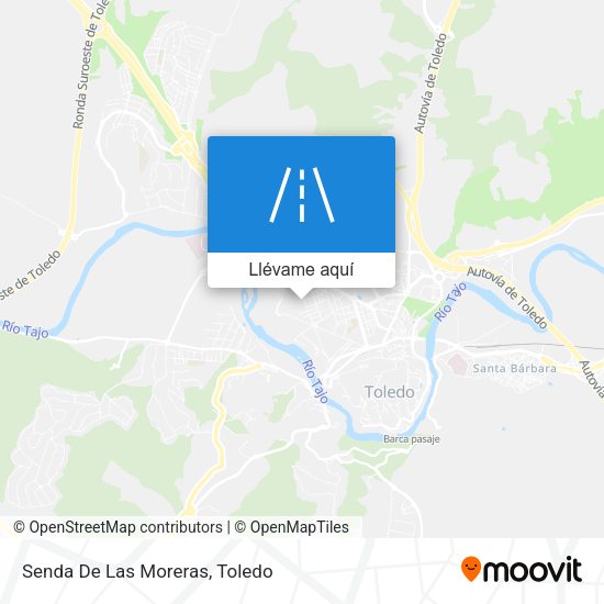 Mapa Senda De Las Moreras