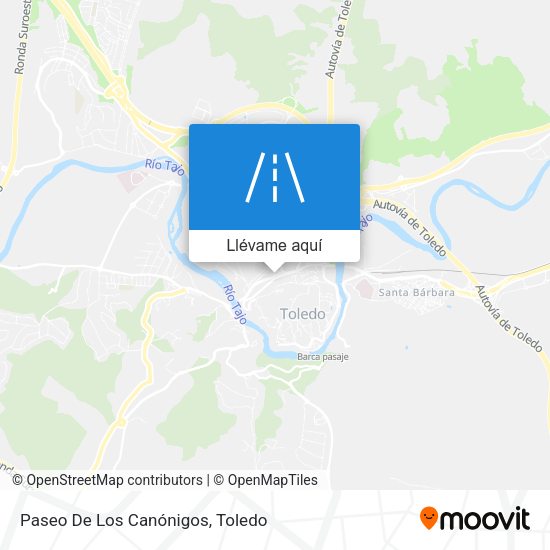 Mapa Paseo De Los Canónigos