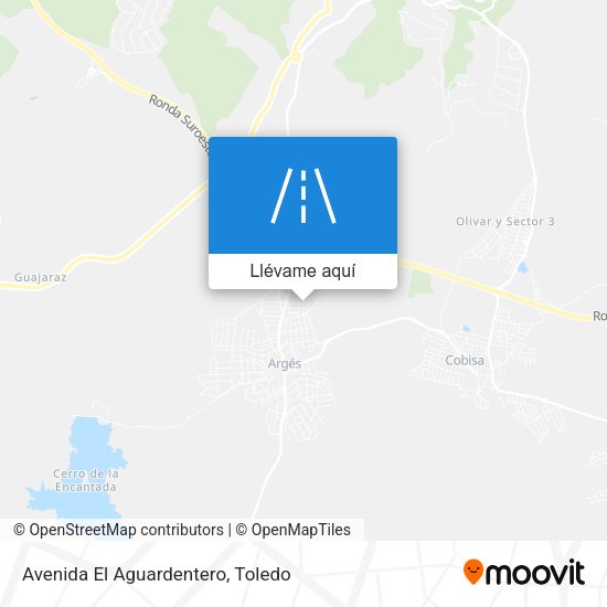 Mapa Avenida El Aguardentero
